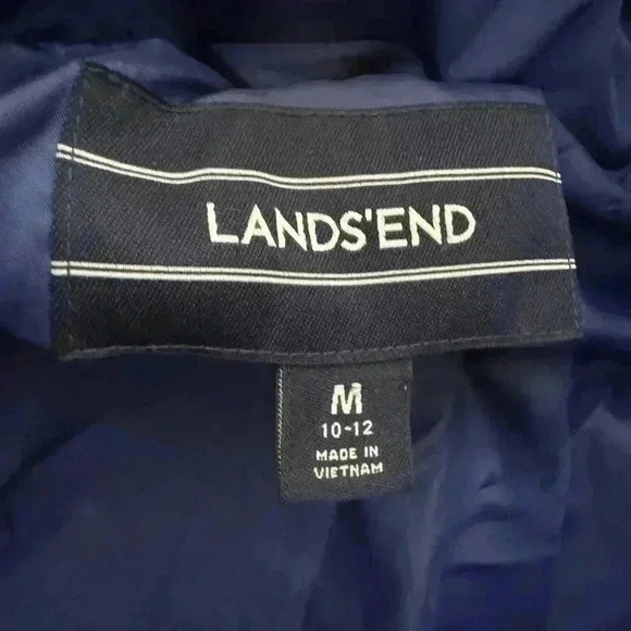 Lands’ End Women’s Cobalt Blue Size M Winter Jacket. - Picture 9 of 10